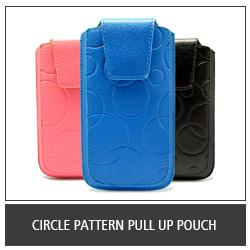 Circle Pattern Poll UP Pouch